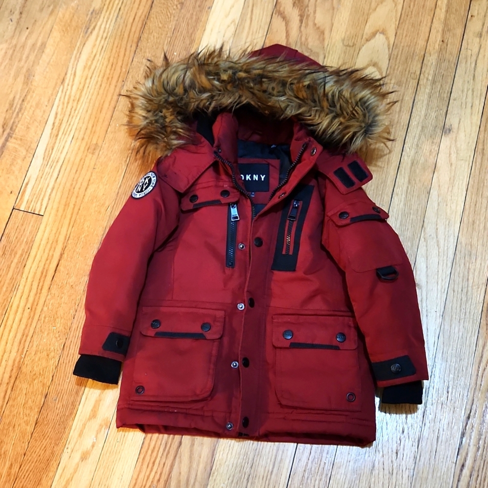Size 4T kids DKNY winter coat
